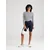 Lindex Majica Pacific  temno modra / bela
