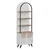 Hanah Home polica za knjige Olirya, 60 cm, bela / orah