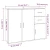 Komoda Sonoma hrast 91x29,5x75 cm Konstruirano drvo