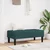 klupa s jastukom Tamnozelena 113 x 57 x 39 cm tkanina