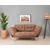 Atelier del Sofa GR102 Nina Daybed Sofa, Svetlobraon