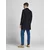 JACK & JONES Prehoden plašč, črna