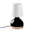 Opviq Stona lampa 8033, 17x17x33 cm, IP20, Crno-bela