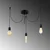 Opviq Luster MR-927, 102cm, 3xE27, 40W, Crni