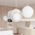 Sollux SL.0263 - Luster na sajli UGO 1xE27/15W/230V prečnik 20 cm bela/sjajni hrom