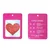 SuperLove Heart Nipple Covers Sequin Red