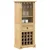 Stalak za vino Corona 56x35x134,5 cm od masivne borovine