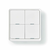 Nedis Stikalo SmartLife | Zigbee 3.0 | Stenski nosilec | Android/IOS | Plastika | Bela
