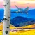 Atelier Del Sofa Dekorativna figura Bird on the branch 24, 26x50 cm, Šarena