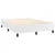 Vidaxl Box spring postelja z vzmetnico bel 140x190 cm umetno usnje