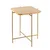 Hanah Home Klub sto Shb 46x56x46cm Zlatno-Bež