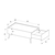 Hanah Home Klub sto Shp-701-Ff-1, 102x44x61 cm, Bež