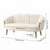 ATELIER DEL SOFA Sofa dvosed Star White