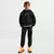Nike Dečiji donji deo trenerke  Air Fleece, Crni
