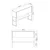 Hanah Home Komoda Luxe 120x80x30cm Zlatno-Bela