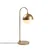 Opviq Stona lampa E14 Max 40W, Zlatna