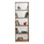 Hanah Home Polica za knjige Ktp-350-Ss-1, 64x182x26 cm, Braon