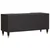 TV ormar s policom Crna 105 x 33 x 46 cm Čvrsto drvo manga