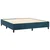 Box spring postelja z vzmetnico LED temno modra 180x200cm žamet