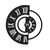 Wallity Zidni sat Ruota 04, 41x41 cm