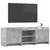 TV ormar 130 x 33 x 47 cm Betonska siva Konstruirano drvo