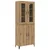 Highboard 2 pcs Umjetnički hrast Konstruirano drvo