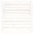 Vidaxl Kompostnik bel 80x80x78 cm trdna borovina