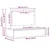 Vidaxl Toaletna mizica Rjava 100 x 40 x 70 cm Konstruiran les