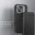 Maska za telefon na preklop Nillkin Qin Prop za iPhone 16 Pro Max, Crna