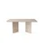 HANAH HOME Trpezarijski sto Travertin Loft 2931