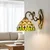 Brilagi - Tiffany vitražna zidna lampa MARGARET 1xE27/40W/230V