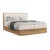 Kremno bela/v naravni barvi boxspring postelja s prostorom za shranjevanje 180x200 cm Asahi – Maison de Reve