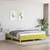 vidaXL vidaXL Box spring posteljni okvir zelena 180x200 cm blago, (20893435)