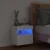 Zidni TV ormarić s LED svjetlima bijeli 40 x 30 x 40 cm