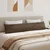 Jastučići za sofu 2 pcs Smeđa 200 x 40 cm tkanina