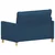 Vidaxl Kavč Modra 126 x 81 x 87,5 cm Blago