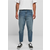 Mens Cropped Tapered Jeans Blue