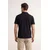 Trendyol Muška majica Tmnss26Po00034, Crna