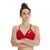 Womens swimwear arena solid tie back top red/white 30