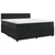 vidaXL Postelja boxspring z vzmetnico Črna 160 x 200 cm Žamet