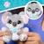 Fur Real pliš koala /tiger My Minis Little Hugs sort