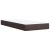 vidaXL vidaXL Box spring postelja z vzmetnico temno rjava 80x200 cm blago, (21304786)
