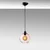 Opviq Luster Benek-20-14303, 20x20x120, IP20, Crno-rozi
