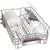 BOSCH Ugradna mašina za pranje sudova SPV6YMX08E 45cm bela
