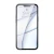 BASEUS Etui Baseus Frosted Glass Case za iPhone 13 Pro (črno) + kaljeno steklo