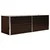 Vidaxl Visoka greda rjava 240x80x77 cm pocinkano jeklo