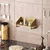 Hanah Home Zidna polica Medium Arm, 40x20x19 cm, Zlatna boja