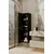 Hanah Home ormarić za kupatilo Capella, 34 cm, crni