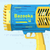 Pištolj za mjehuriće od sapunice Bubblezooka  s LED efektima u boji i 69 pucačkih rupa - plavo žuti