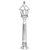 Lessentiel Maison Spoljna lampa BSU-68184-BSY-M2-B, 100 cm, Podna, IP65, E27, 60W, Crna